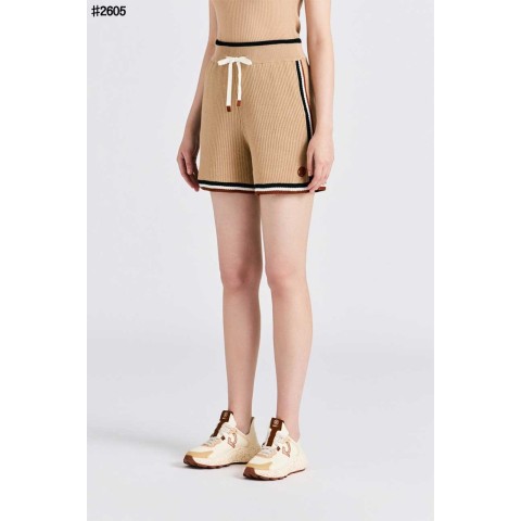 지포어 여성 코튼 혼방 니트 쇼트 팬츠