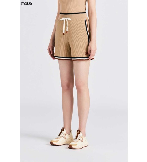 지포어 여성 코튼 혼방 니트 쇼트 팬츠