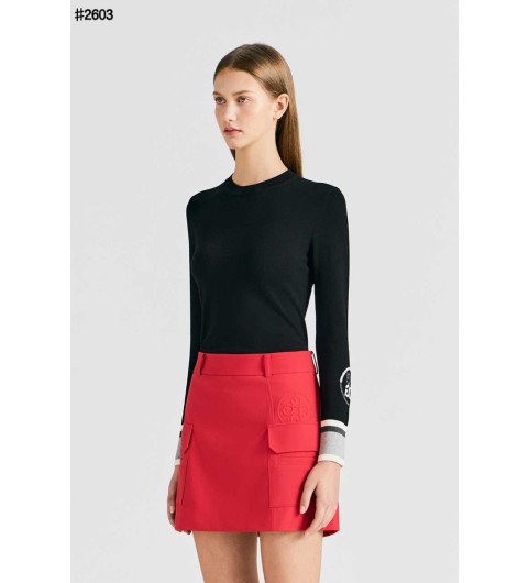 지포어 여성 트리 컬러 에센셜 크루넥 스웨터 - 2 Color