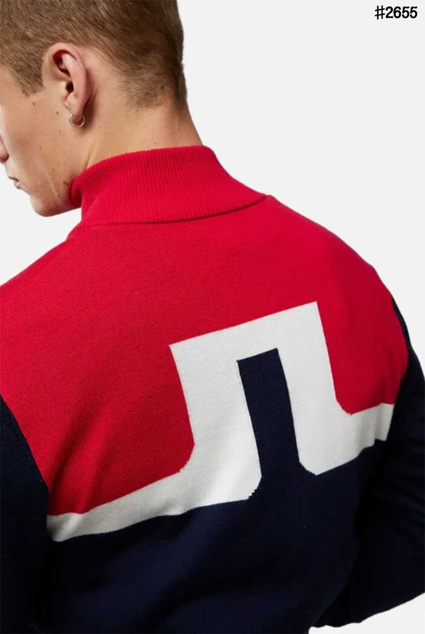 제이린드버그 제프 윈드프루프(방풍) 하프 집업 니트 스웨터 - 2 Color