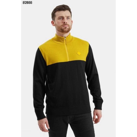 제이린드버그 제프 윈드프루프(방풍) 하프 집업 니트 스웨터 - 2 Color