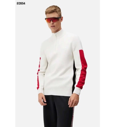 제이린드버그 클라이드 하프 집업 니트 스웨터