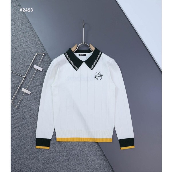 말본 여성 스트라이프 변형에리 카라 니트-레플리카 사이트 쇼핑몰