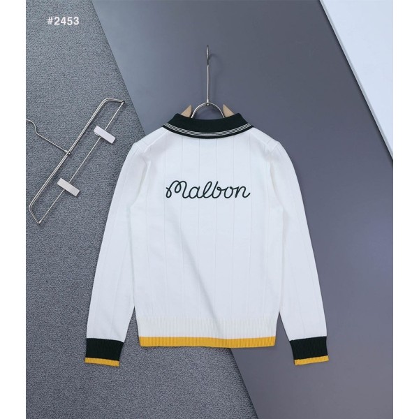 말본 여성 스트라이프 변형에리 카라 니트-레플리카 사이트 쇼핑몰