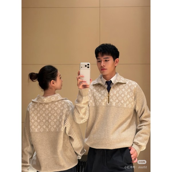 루이비통 하프 집업 풀오버 니트-레플리카 사이트 쇼핑몰