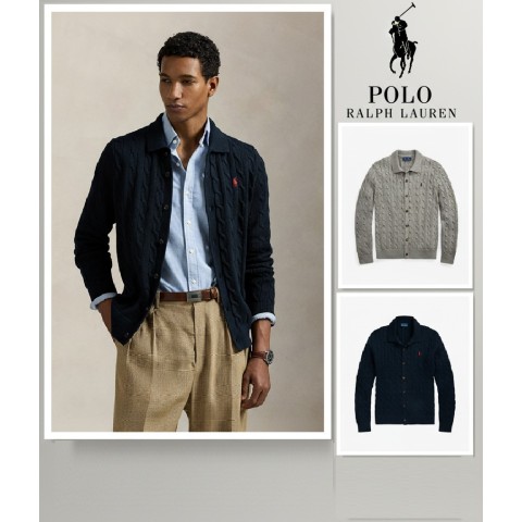 폴로 랄프로렌 케이블 니트 가디건 - 2 Color
