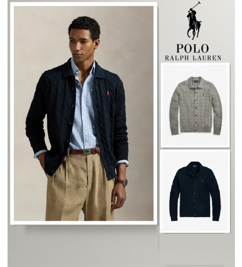 폴로 랄프로렌 케이블 니트 가디건 - 2 Color