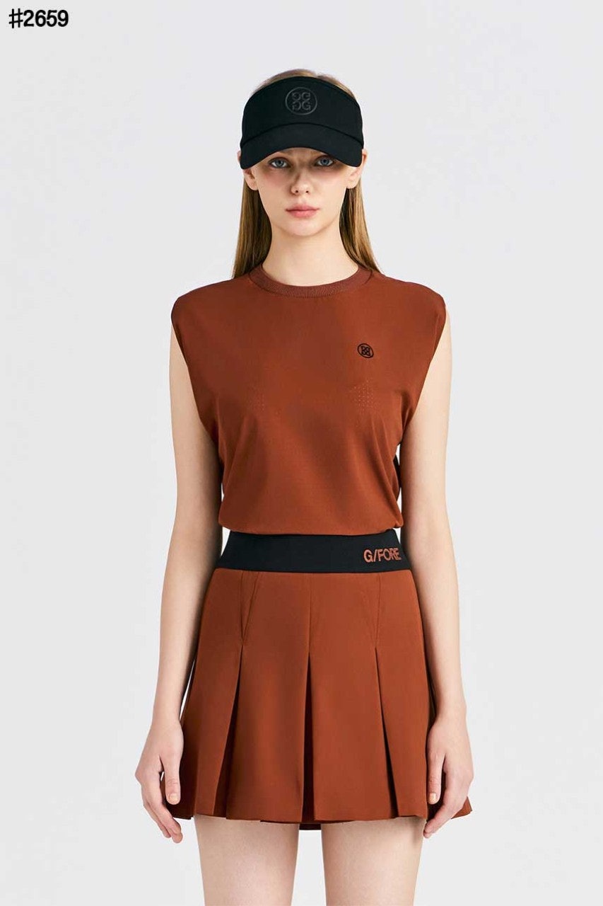 지포어 여성 우븐 저지 베스트 - 2 Color