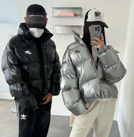 나이키 글로시 푸퍼패딩 (4color)