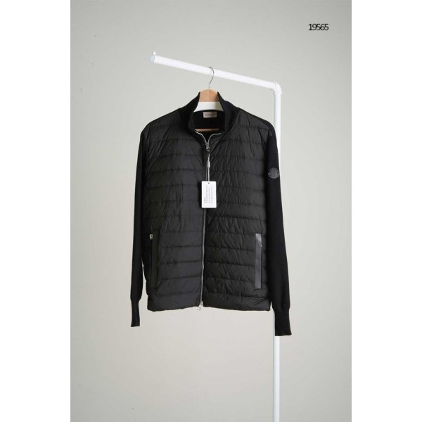 몽클레어 블랙패치 니트 패딩 자켓-레플리카 사이트 쇼핑몰