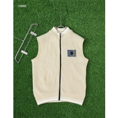 어메이징크리 빅 스컬 니트 집업 베스트 - 2 Color