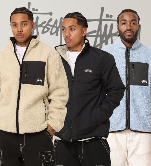 스투시 쉐르파 리버시블(양면) 자켓 (2color)