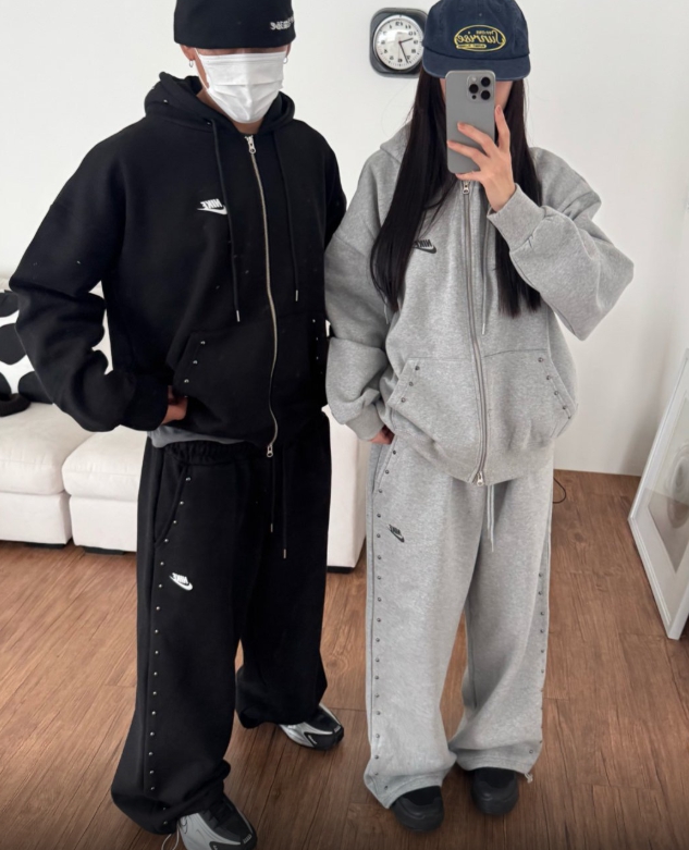 나이키 스토드 후드집업세트(기모) -2COLOR-