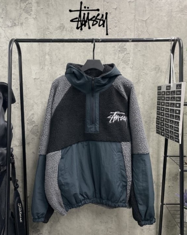 스투시 자수덤블아노락 (2color)