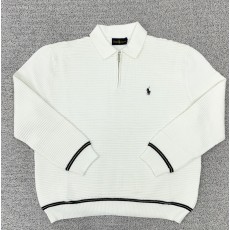 폴로 랄프로렌 투라인 반집업 카라 니트 (3color) -20489