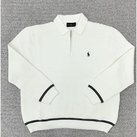 폴로 랄프로렌 투라인 반집업 카라 니트 (3color) -20489
