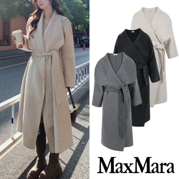 [MaxMara] 막스마라 숄카라 캐시미어 코트 (3color)-레플리카 사이트 쇼핑몰
