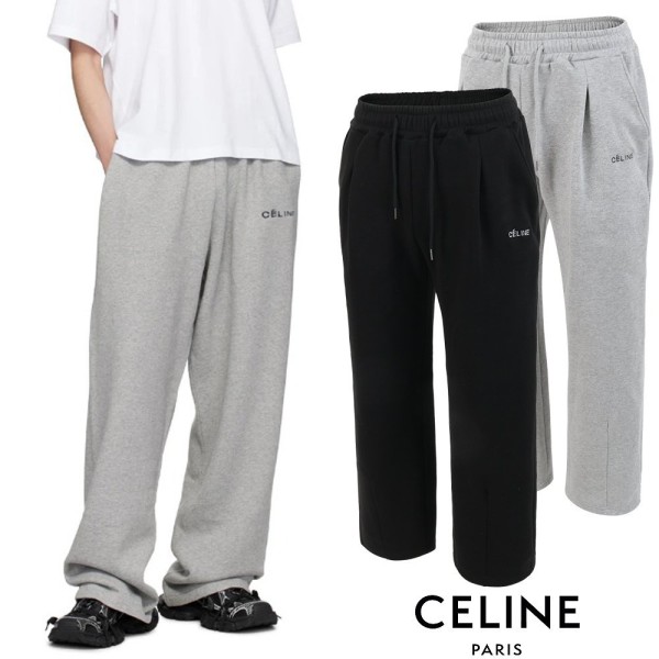 셀린느 트리오페 포켓 자수 와이드 트레이닝팬츠 (2color)-레플리카 사이트 쇼핑몰