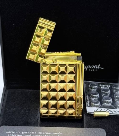 듀퐁 (S.T. Dupont). 라인2 골드 다이아 헤드 (국내당일배송)