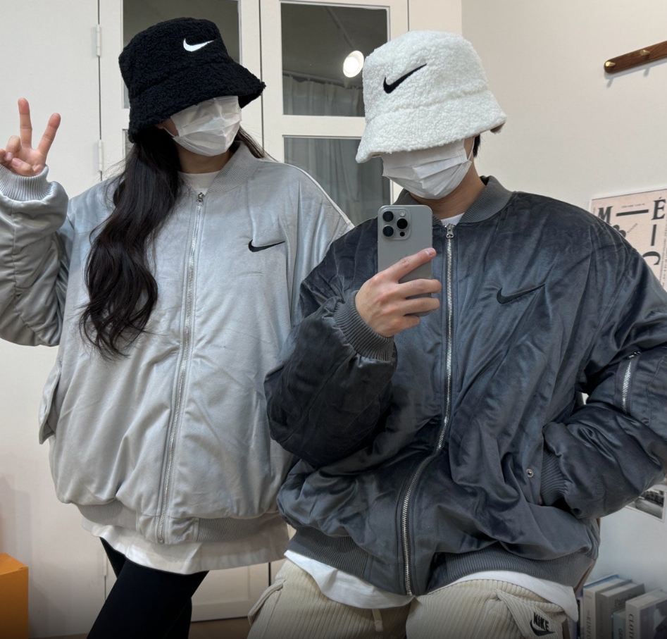나이키 벨벳 봄버 점퍼 (5color)