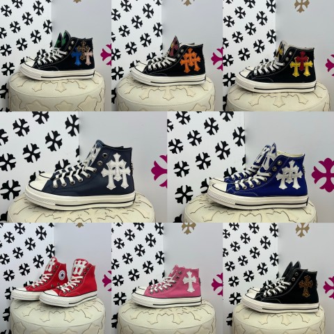 크롬하츠 X 컨버스 커스텀 하이탑 스니커즈 (8color)