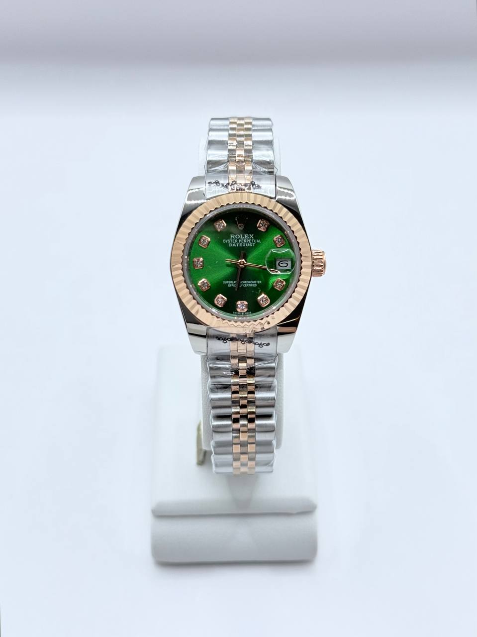 롤렉스 데이저스트 올리브그린 텐포인트 -여성용- (국내공장 AS가능)