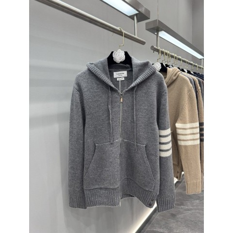 톰브라운 인타르시아 보트 후드 집업