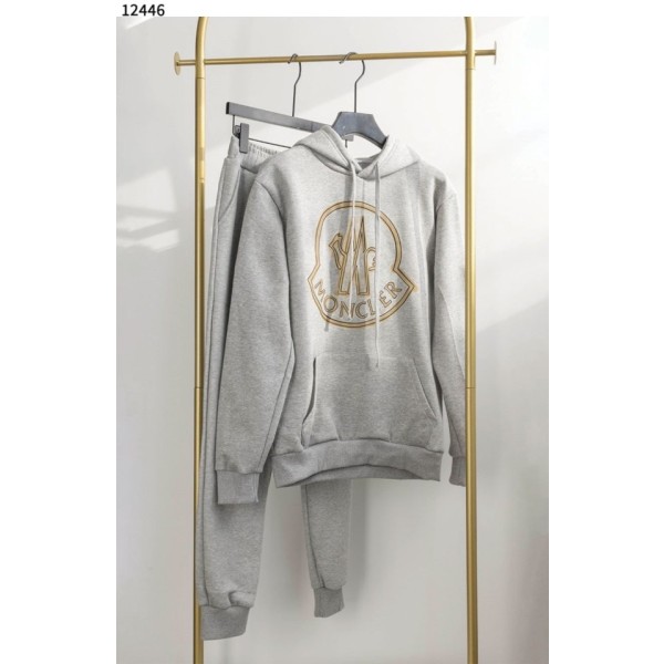 몽클레어 빅로고 후드티 조거팬츠 기모 트레이닝 세트 - 2 Color-레플리카 사이트 쇼핑몰