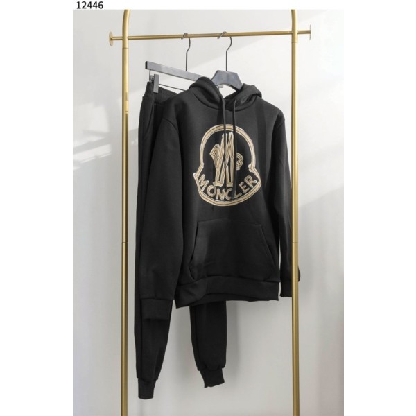 몽클레어 빅로고 후드티 조거팬츠 기모 트레이닝 세트 - 2 Color-레플리카 사이트 쇼핑몰