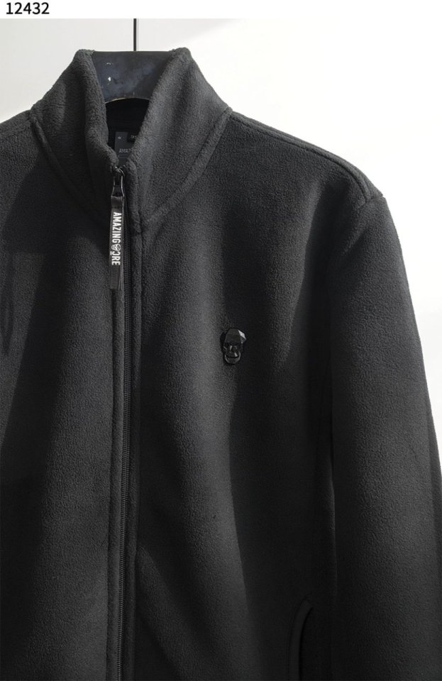 어메이징크리 남성 양털 안감 플리스 자켓