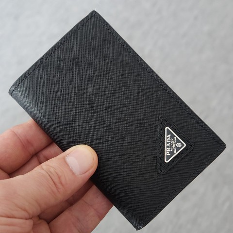 프라다 삼각로고 카드지갑