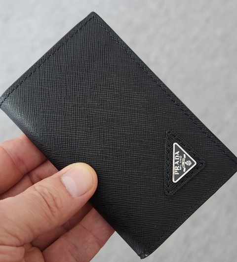 프라다 삼각로고 카드지갑
