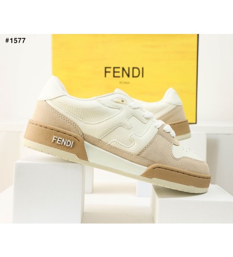 펜디 매치 스니커즈 - 베이지