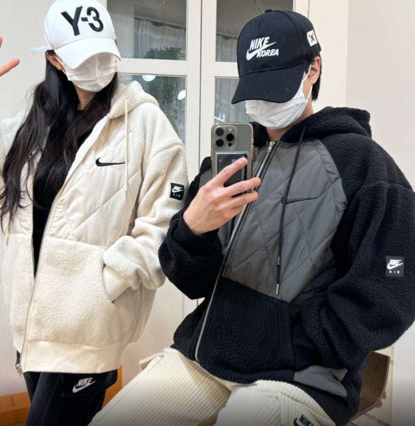 나이키 퀄트보아 테크 후드집업 (2color)