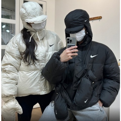 나이키 테크 윈터 이어 패딩 (모자+장갑+패딩세트) -2color-