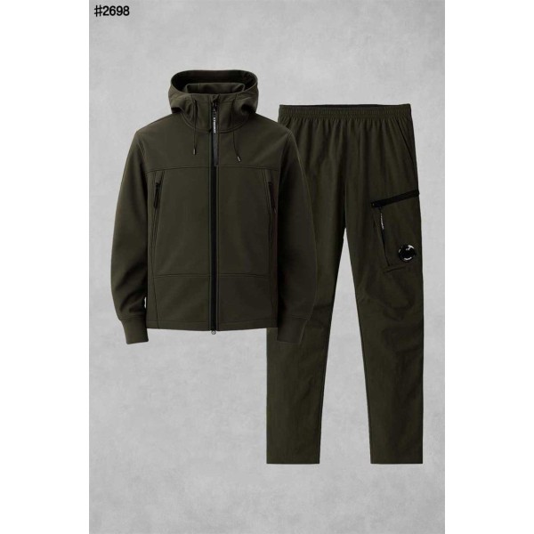 CP컴퍼니 스트레치 소프트쉘-R 고글 기모 후드집업 스트레치 U16 기모 밴딩 팬츠 세트 - 2 Color-레플리카 사이트 쇼핑몰