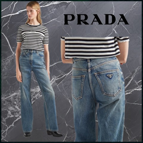 프라다 여성 데님팬츠 - 2 Color