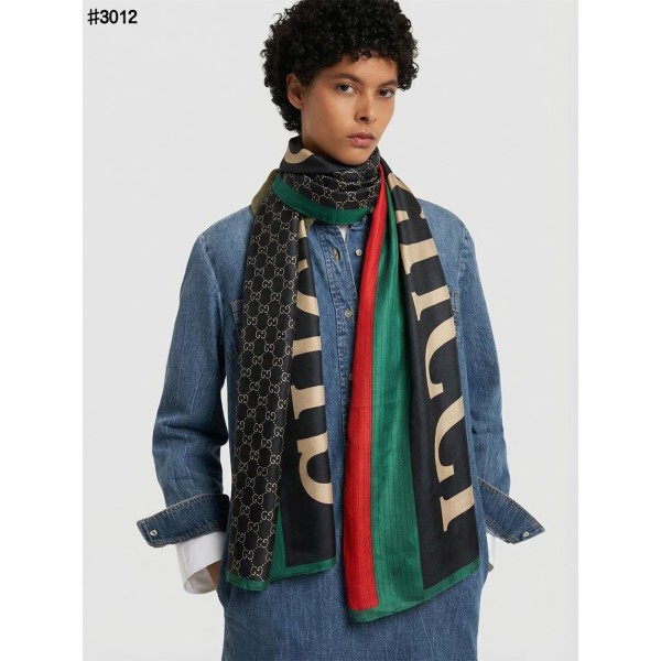 구찌 GG 슈프림 실크 숄 스카프-레플리카 사이트 쇼핑몰