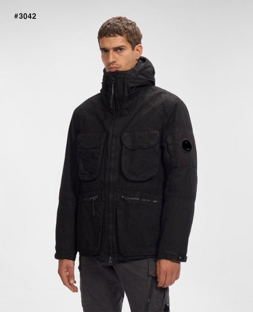 CP컴퍼니 더블 레이어드 포켓 렌즈 후드 자켓 - 2 Color