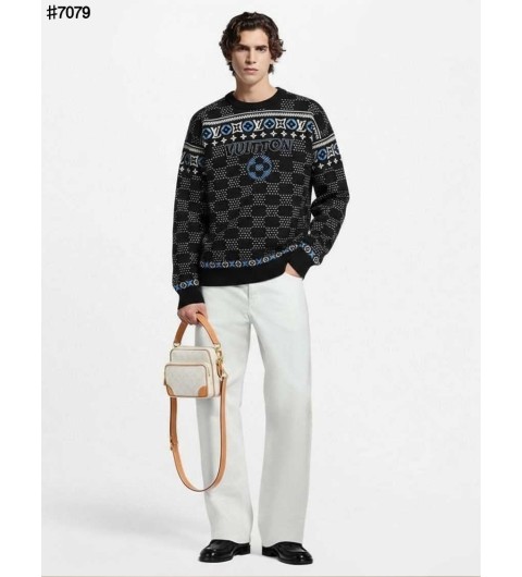 루이비통 뉴 페어 모노그램 자카드 울 니트 풀오버