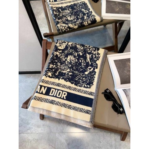 디올 클래식 캐시미어 숄 머플러 - 2 Color