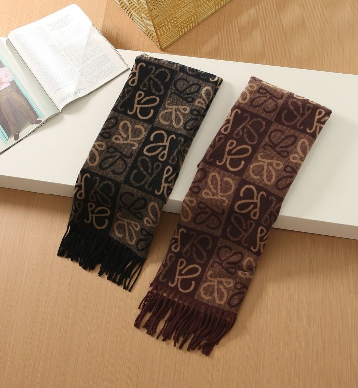 로에베 울 리버시블 캐시미어 머플러 - 2 Color