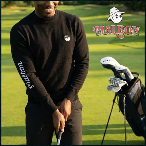 말본 데니 버킷 기모 라운드 스웨터 - 2 Color