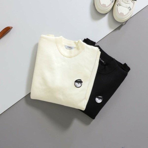 말본 데니 버킷 기모 라운드 스웨터 - 2 Color-레플리카 사이트 쇼핑몰