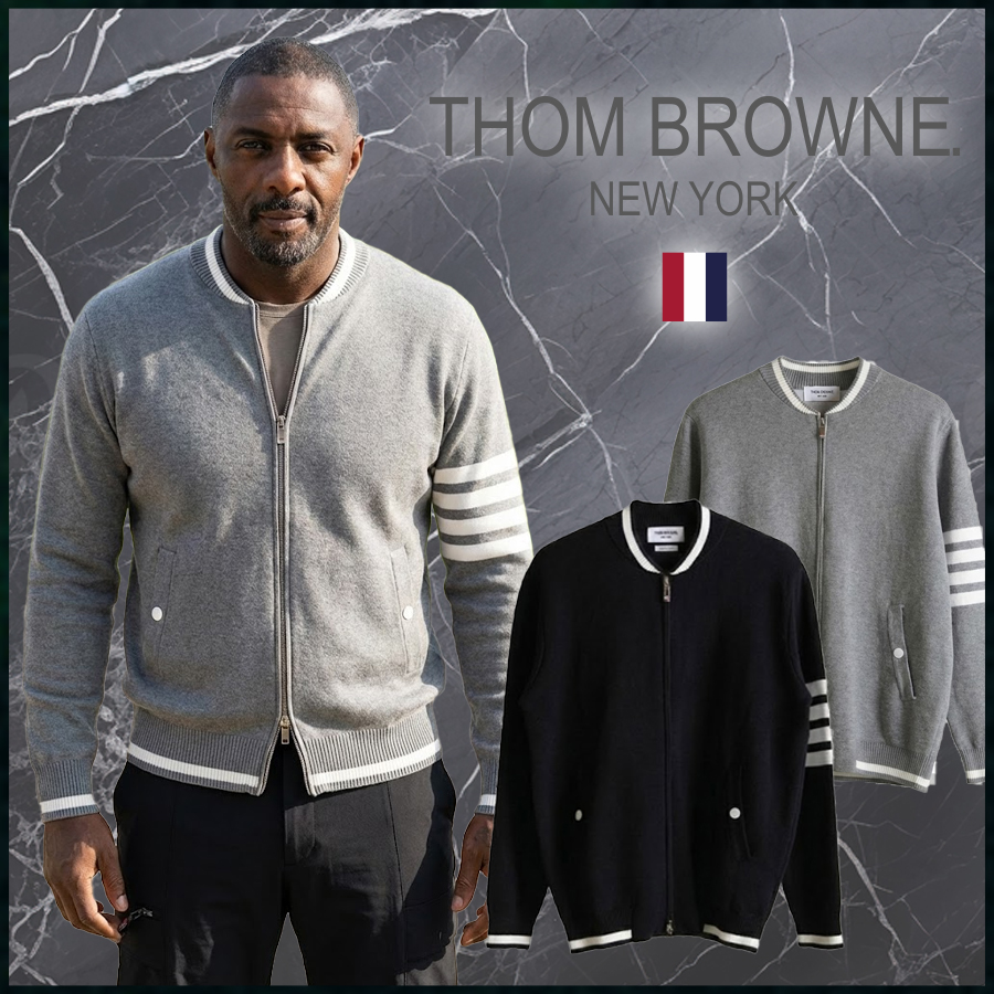 톰브라운 4바 풀집업 투지퍼 가디건 자켓 - 2 Color