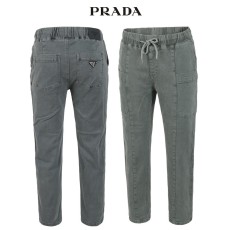 프라다 안기모 앞포켓 밴딩 배기 팬츠 2color