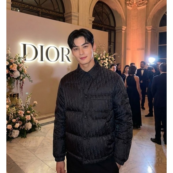 디올 오블리크 자카드 구스 다운 오버셔츠 패딩 - 최상위버전-레플리카 사이트 쇼핑몰