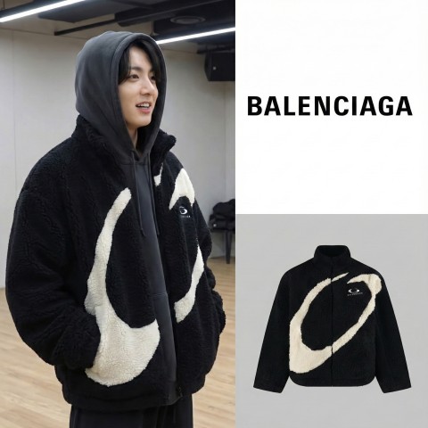 발렌시아가 루프 스포츠 아이콘 플리스 집업 재킷 -정품급-