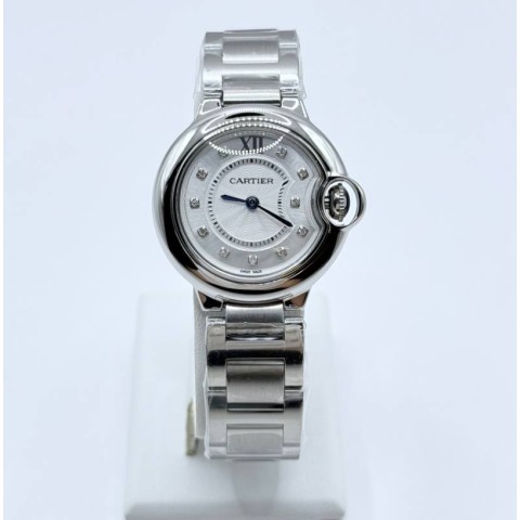 까르띠에 발롱블루 메탈보석 28 mm 여성 (국내공장 AS가능)