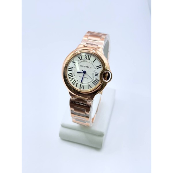 까르띠에 발롱 블루 드 워치 33mm 오토매틱 핑크 골드 (국내공장 AS가능)-레플리카 사이트 쇼핑몰